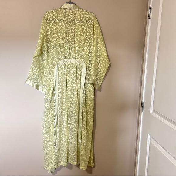 Vintage La Senza Lingerie Belted Robe and Slip dress set Sz L/XL - Picture 5 of 12